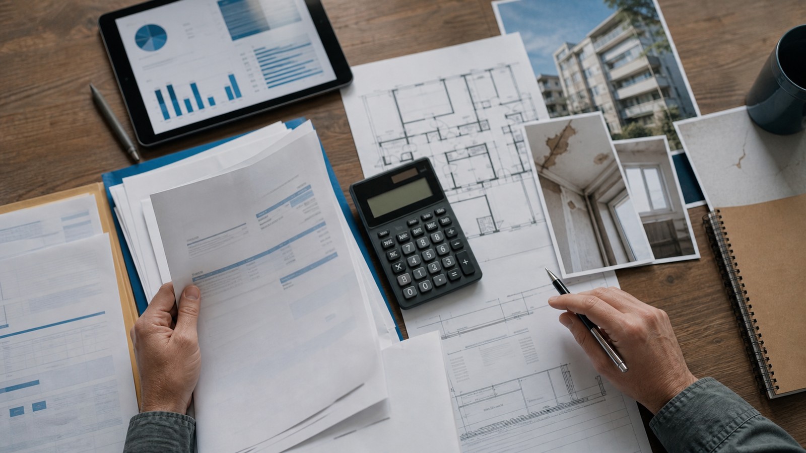 Property manager using a rental property operating expenses