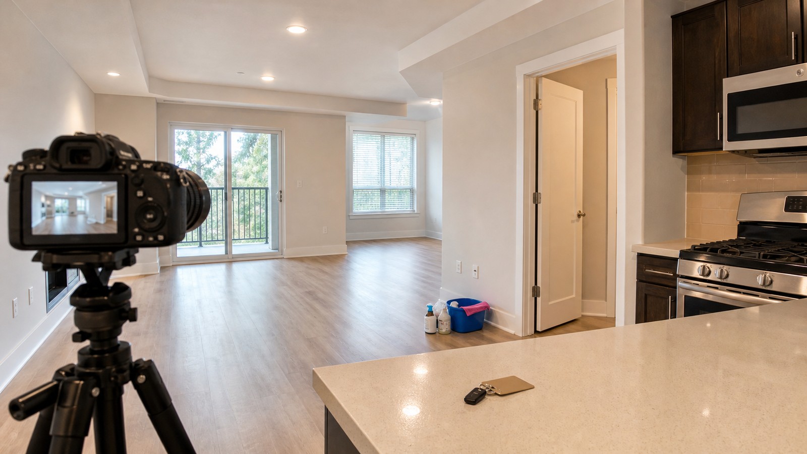 Property manager using a rental vacancy marketing checklist
